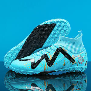 Chaussures de football pour homme à prix d'usine, imperméables, respirantes, avec tige en PU, haute tige, crampons de football, modèle Future - Product Image 5