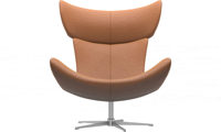 Chaise d'appoint en cuir véritable créative Boconcept Salon Villa Balcon Chaise longue Chaise design