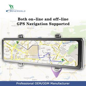 Caméra embarquée pour voiture à succès, 12 Android 8.1, GPS, enregistreur vidéo, navigation, Wifi, double objectif, caméra de recul, rétroviseur 4G, dashcam - Product Image 3