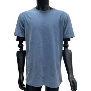 เสื้อยืดคอกลมแขนสั้นทรงหลวมสำหรับผู้ชาย ผ้าฝ้าย 100% น้ำหนักผ้าระบายอากาศได้ดี รับผลิตแบบ OEM ขายส่ง MOQ ต่ำ - Product Image 1