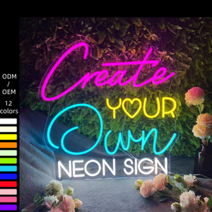 Tùy chỉnh IP67 Acrylic Neon dấu hiệu ánh sáng màu đỏ dẫn nguồn cho cá nhân hạnh phúc sinh nhật đảng tường trang trí thanh và cảnh quan - Product Image 1