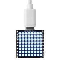 ESP32-S3 Matrix WIFI BT BLE5 Mini Development Board Berbasis ESP32-S3 dengan Matriks LED RGB 8x8 Antarmuka Tipe-C