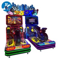 Machine de jeu d'arcade de course de moto à monnayeur, simulateur sportif pour centres de jeux et parcs d'attractions