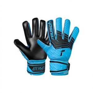 <span class=keywords><strong>Gants</strong></span> <span class=keywords><strong>de</strong></span> <span class=keywords><strong>gardien</strong></span> <span class=keywords><strong>de</strong></span> <span class=keywords><strong>but</strong></span> <span class=keywords><strong>Reusch</strong></span> Atract, bleu noir, paume en PU, antidérapants, protection des doigts, sangle <span class=keywords><strong>de</strong></span> poignet réglable, unisexe - Product Image 1