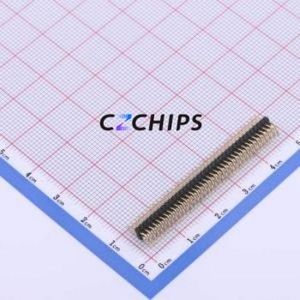 X1321WR-2x37J-C40D18 Pin Header Bent Lead Through Hole,P=1.27mm Connector 2x37P 1.27mm 1.27mm Pin Header - Product Image 2