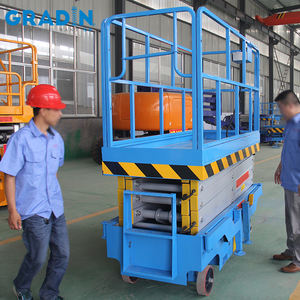 9 मीटर 500 किलोग्राम एसी + डीसी दोहरी शक्ति मोबाइल कैंची लिफ्ट इलेक्ट्रिक मचान इलेक्ट्रिक मचाना हवाई कार्य प्लेटफार्मों - Product Image 4