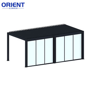 Venta Directa de Fábrica de Terraza de Aluminio con Precios Bajos, Tamaño Personalizado, Color RAL, Uso Prolongado y Duradero, Pérgola para Terraza - Product Image 3