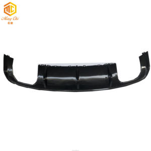 Fibre de carbone véritable noire pour diffuseur de pare-chocs arrière <span class=keywords><strong>Audi</strong></span> A3 S3 - Product Image 1