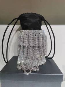 Bolso <span class=keywords><strong>Bandolera</strong></span> de Mujer con Cordón Ajustable y Diseño de Diamantes de Imitación de Guangzhou Auyan New King - Product Image 5
