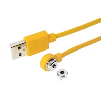 Conector magnético Hytepro Yellow de 2 pines con cable USB M523Y