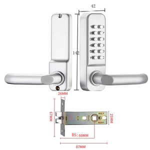 Popular Style Zinc Alloy Combination <strong>Mechanical</strong> Code Door <strong>Lock</strong>/ <strong>Push</strong> <strong>Button</strong> Door <strong>Lock</strong> with Lever Handle - Product Image 6
