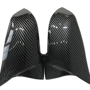2012-2018 High Quality beautiful side mirror carbon look Material abs rear view mirror cover for bmw 3 Series F30 M3 sedan car