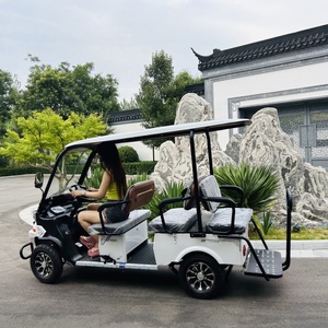 Carrito de Golf Eléctrico de 4 Ruedas y 6 Plazas con Neumáticos Anchos, Motor de 1800W-3000W, Batería de 72V-48V, Vehículo de Turismo con Neumáticos Anchos, Carro de Club - Product Image 3