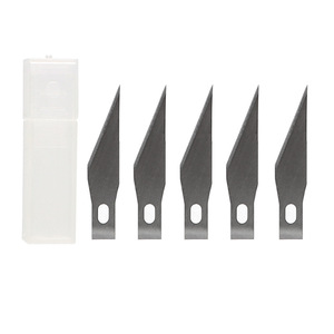 5 pezzi 11 #   Lame in Acciaio Inossidabile, Coltello di Sicurezza a Cambio Rapido per Artigianato, Scultura, Intaglio del Legno e Riparazione PCB - Product Image 3