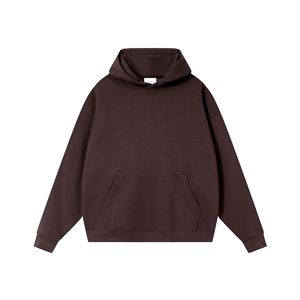 Wholesale <b>Men's</b> Autumn Hoodies Polyester Cotton Oversized Streetwear Boxy Pocket Custom Heavyweight <b>Hoodie</b> - Product Image 5