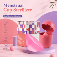 Stérilisateur Écologique pour Coupe Menstruelle Cupmate – Boîte de Nettoyage et Stérilisation Facile pour Disques Menstruels et Coupes Menstruelles