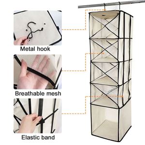 Fashion Custom Multifunctional Hanging Organizer Storage <b>Holders</b> Racks for Cloth Hanging Closet Storage Organizer - Product Image 3