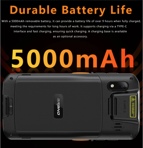 KP58 Budget Handheld NFC Inventar Lager Barcode <span class=keywords><strong>Scanner</strong></span> Dual SIM Android <span class=keywords><strong>PDA</strong></span> mit 4G WiFi Mobile Computer - Product Image 3