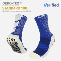 Chaussettes de football personnalisées haute performance avec logo tricoté, respirantes, antidérapantes, en maille, pour enfants et jeunes, collection printemps