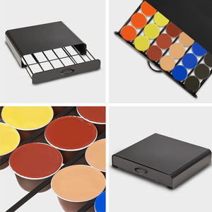 Dernière machine à café Station Tasse en métal Pot à capsules <span class=keywords><strong>de</strong></span> café Tiroir à capsules k Porte-gobelet pour <span class=keywords><strong>Dolce</strong></span> <span class=keywords><strong>Gusto</strong></span> Capsules Cuisine - Product Image 5