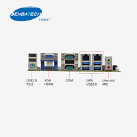 Carte mère ITX-B75R1 double LAN LGA1155 DDR3 Max 8 Go 10 USB 6 COM VGA HD PS2 ATX Thin Mini ITX pour la commande d'automatisation industrielle