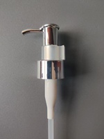24/410 plastique PP Clip pompe à huile pompe à eau anti-déversement argent or Globe Cap pour savon liquide articles de toilette désinfectant bouteille