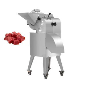 Full automatic frozen meat dicer flaker cutting machine Frozen meat slicer/automatic meat cutting machine