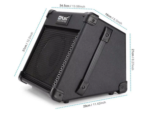 Amplificador Combo Profesional de Metal para Guitarra Acústica de 40W con Woofer de 8 Pulgadas, Batería de Litio Recargable (8 Horas) Integrada - Product Image 4