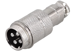 GX16 popo ortak tipi erkek tak dişli kablo montaj lehim gümüş GX16 2/3/4/5/6/7/8/9/10 Pin popo ortak erkek tak - Product Image 3