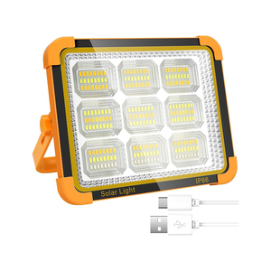 Wholesale <b>Solar</b> Waterproof Outdoor <b>Portable</b> Emergency USB Charging LED Camping Lamp High Power Courtyard Lights Floor Stand - Product Image 1