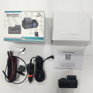 Caméra de tableau de bord pour voiture avec double objectif HD 1080P, WiFi, enregistrement en boucle, vision nocturne, caméra DVR pour voiture - Product Image 6