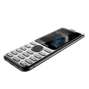 Teléfono con marco de metal de 2,8 pulgadas, móvil básico 4G con Mocor OS, marcas OEM