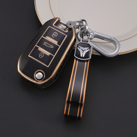 Funda Protectora de TPU Premium para Llaves de Coche Peugeot DS Citroen Versailles C5X Sega FT, Llavero, Accesorios