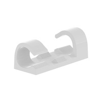 Support d'organisation multifonctionnel auto-adhésif de 20 pièces pour la cuisine, la salle de bain, la garde-robe du salon-Fixation murale de rangement