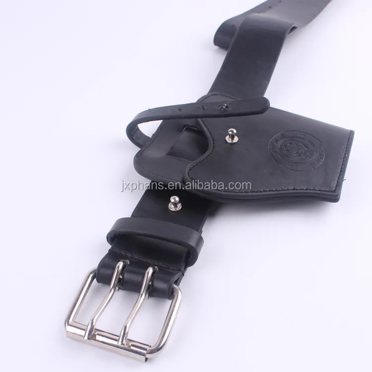 Men's Cool Black Leather Belt for Celebration Holiday Party Decorations Celebratory Supplies