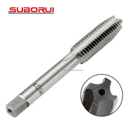 SUBORUI droitier M2 M2.5 M3 M4 M5 M6 M8 M10 HSS métrique DIN352 tarauds à filetage à cannelure droite pour machine métal