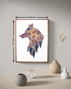 Decoración de Pared de Madera Tradicional Ecológica, Arte Artesanal Duradero para Dormitorio, Sala de Estar y Decoración del Hogar - Product Image 3