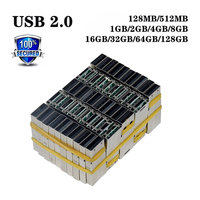 Puce de clé USB de haute qualité 2.0 1GB 2GB 4GB 8GB 3.0 16GB 32GB 64GB Grade-A 100% capacité réelle a réussi le test H2