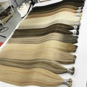 FH # Extensions de cheveux humains Genius Weft p8-60, fournisseurs, 22 pouces, 100g, cheveux humains européens, extensions de cheveux humains Genius Weft - Product Image 6