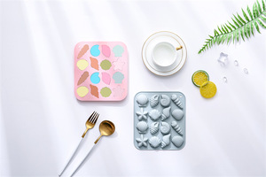 Moldes de Silicona para Pasteles con Diseño de Animales Marinos, Reutilizables, de Grado Alimenticio, Lindos Moldes Magnéticos de Silicona para Chocolate, Dulces y Hielo - Product Image 3