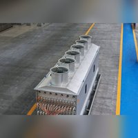 Enfriador de Aire de Pie con Control de Humedad y Soplado Superior para Almacenes de Artículos de Cuero y Cámaras Frigoríficas
