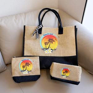 Custom Manufacturers Natural Grocery Shopping Hessian Bags With Eco Friendly Natural Burlap - Product Image 5