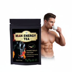 Thé aux herbes naturelles biologiques <span class=keywords><strong>pour</strong></span> la vitalité et la fertilité des hommes avec du ginseng et du goji - Emballage en vrac - Product Image 1