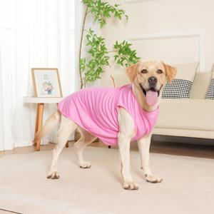 T-shirt pour chien en coton uni à bas prix, respirant, vêtements <span class=keywords><strong>d</strong></span>'<span class=keywords><strong>été</strong></span> et de printemps pour chiens, t-shirts vierges pour chiens pas chers en provenance de Chine - Product Image 3