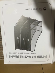 Promotional Price Office Desktop 3-Layer <b>Metal</b> Magazine Rack Used for Document Storage and <b>File</b> Sorting <b>File</b> Trays - Product Image 6