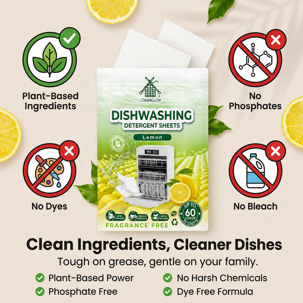 Sustainable Zero Waste Dish Washing Strips Home Kitchen Cleaning Solution Dishwashing Sheets · image 2