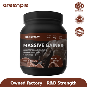 Greenpie Massive Gainer High <strong>Protein</strong> Carb Blend Super Dietary Supplement <strong>Protein</strong> <strong>Powder</strong> Vitamin C and Zinc for Immune Support - Product Image 2