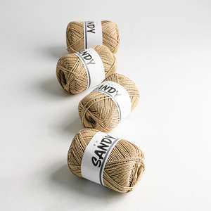Fil à tricoter YARNA Sandy (50g) 100% polypropylène, résistant aux UV, marque coréenne, séchage rapide, idéal pour les sacs de plage estivaux, doux et confortable. - Product Image 1