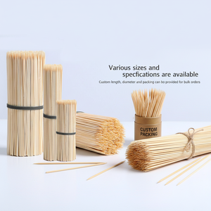 Brochetas <span class=keywords><strong>de</strong></span> Bambú <span class=keywords><strong>de</strong></span> 20 cm Planas para Asar Carne, <span class=keywords><strong>Mariscos</strong></span> y Verduras, Uso en Exteriores - Product Image 4