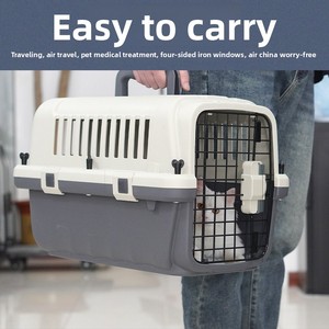 Mochila transportadora de mascotas antirrobo aprobada por aerolíneas Furrivo, con puerta de malla de hierro, plástico PP, jaula de viaje para perros y gatos pequeños y medianos, 3 OEM ODM - Product Image 4